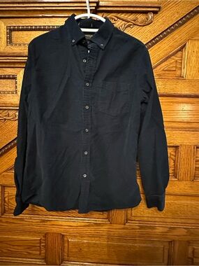 Banana Republic Slim Fit Navy Corduroy Button Down Shirt Men’s Medium